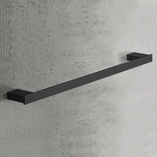 Towel Bar, 24 Inch, Modern, Matte Black Nameeks NCB88